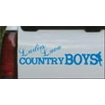 thumbnail image 1 of Ladies Love Country Boys Car or Truck Window Decal Sticker, 1 of 1