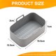 thumbnail image 2 of Revestimiento de silicona para cesta de freidora de aire, freidora de aire reutilizable para accesorios de horno de freidora de aire seguros para alimentos, 2 of 5