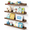 Walnut-24 x 4.5 Inch, variant on 24 Inch Floating Book Shelves White Picture Ledge Sh4-pack