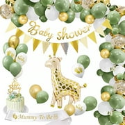 Daruoand 71pcs Baby Shower Balloon Set Reusable Baby Shower Party Decoration Balloons Latex Giraffe Balloons Party Decor for Boy Girls Gender Reveal Baby Shower