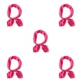 thumbnail image 2 of Qarigey Bufanda de seda ligera y transpirable para mujer Manténgase elegante y cómoda durante todo el día rosa rojo 70*70 CM Type2 NO2, 2 of 6
