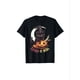 thumbnail image 1 of Cute Black Cat Pumpkin Creep it Real Crescent Moon Halloween T Shirt, for Teenager, 1 of 6