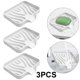 thumbnail image 1 of JShteea Jabonera Silicona para Fregadero Portátil Drenable Soporte para Esponja para Baño (blanco), 1 of 5