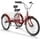 Red with Backrest & Rear Basket