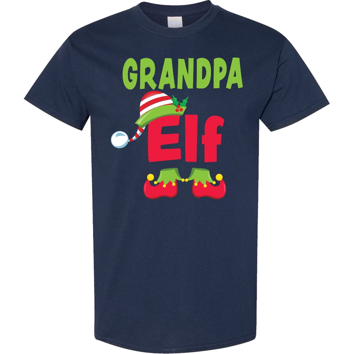 Inktastic Christmas Grandpa Elf T-Shirt