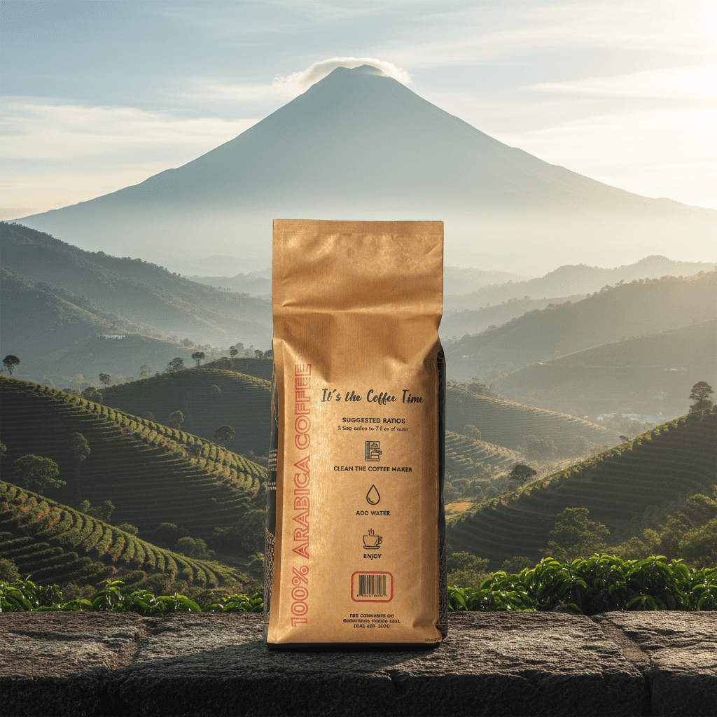 Coffe Times, Medium Roast Whole Bean Coffee - Special Blend 2.5 Pounds bag, Full Body,  Mild Acidity, Coffee With Flavor Notes of  Grapes and Stone Fruits