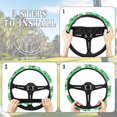 thumbnail image 6 of Jeiento Golf Ball Pattern Golf Cart Steering Wheel Covers Comfortable Golf Cart Steering Wheel Cover for Women Girls Golf Cart Accessories for Club Car Sun Shade Cover, 6 of 7