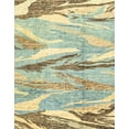 thumbnail image 1 of Ahgly Company Indoor Rectangle Abstract Dark Almond Brown Abstract Area Rugs, 2' x 3', 1 of 6