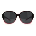 thumbnail image 2 of Polarized Large Oversized Barricade Rectangle Fit Over OTG Sunglasses Burgundy Black, 2 of 4