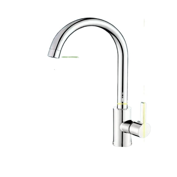 360° Rotating Splash Proof Basin Faucet, Hot Cold Water Sink Mixer Brass Tap For Kitchen Bathroom Single Holder And Hole Tapware ,Leakproof Design