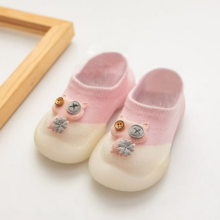 

Cathalem Baby Girls Cute Toddler Shoes Spring And Summer Boys And Girls Shoes Non Slip Soft Bottom Size 7 Girls Dress Shoes Pink 6