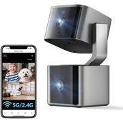 Dual Lens Security Camera Indoor 5G/2.4G WiFi, 2K+2K Pet Camera with Pan Tilt for Home, Baby Monitor, AI Tracking, Color Night Vision, 2-Way Talk, No Dead Zone, 355° View, Alexa/Google