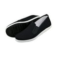 thumbnail image 4 of Tnobhg 1 Pair Men Traditional Chinese Kung Fu Cotton Cloth Shoes Tai-chi Martial Art Training Sneakers Breathable Wearable Sport Footwear Morning Exercise Shoes, 4 of 7