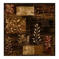thumbnail image 2 of Unique Loom Cafe Collection Area Rug - Inizio (10' Square Brown/Cream), 2 of 5