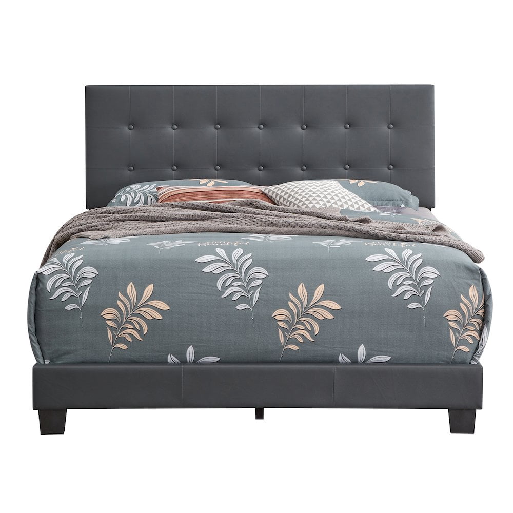 Glory Furniture Caldwell Queen Bed in Dark Grey Color