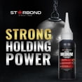 thumbnail image 5 of Starbond 2 oz. Black Medium Thick Premium CA Glue, 6 oz. Aerosol Accelerator Bundle, Cyanoacrylate Adhesive Super Glues for Woodworking, Wood Knots and Voids, Woodturning, Guitar, Hobby, 5 of 7