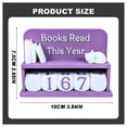 thumbnail image 3 of Desk Decor Books Read This Year Sign 3D Printed Books Read This Year Pratical Bookshelf Decor Modern Reading Counter for Library Decor Teachers Readers Desktop Ornament Desk Decor Figurine Easter Des, 3 of 6