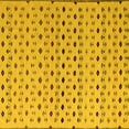 thumbnail image 1 of Ahgly Company Indoor Square Solid Yellow Modern Area Rugs, 3' Square, 1 of 4