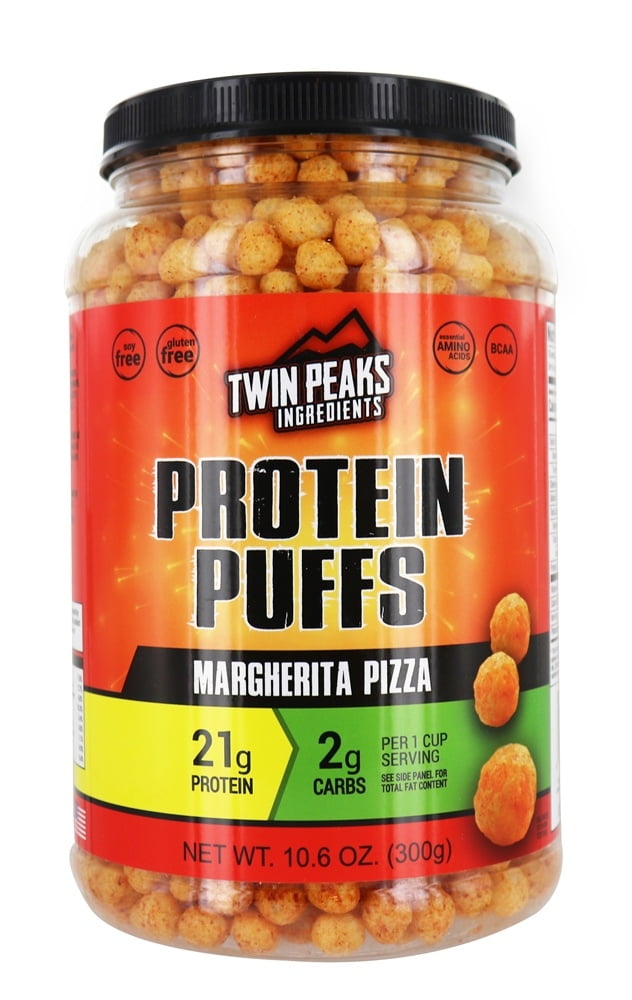 Twin Peaks Ingredients Protein Puffs Margherita Pizza