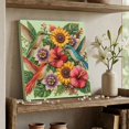 thumbnail image 5 of Sunflower Hummingbird DIY Framed Pearl Painting Kit, Special Shaped Drill Diamond Art Painting Kit, Pearl Gem Art, 20x20cm, 5 of 16