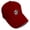 Burgundy, variant on Baseball Caps for Men & Women Embroidered Goal Soccer B Ladies & Men Baseball Hats Acrylic White Design Only