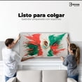 thumbnail image 2 of Cuadro Decorativo Canvas México Bandera 140x70, 2 of 4