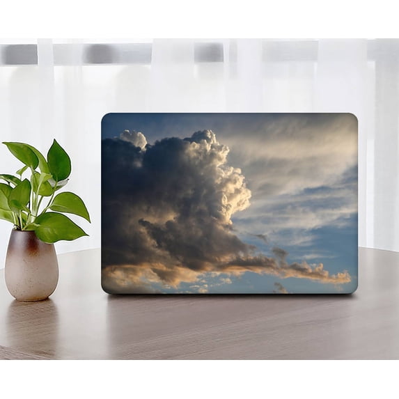 Plastic Hard Case Cover Compatible with 2022 - 2018 Rel. MacBook Air 13" & Cable Tie Model: A2337 m1&A2179&A1932 Colorful B 1089