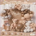 thumbnail image 2 of 124Pcs Netural Balloon Garland Arch Kit, 5 10 12 18inch Brown Balloon Garland Arch Kit for Birthday, Mother's Day, Father's Day, 2 of 5