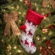 thumbnail image 2 of Calcetines Navideños De Punto Calcetines De Lana Bolsa De Regalo Roja Y Blanca Con Alces Bolsa De Regalo Para Niños, 2 of 3