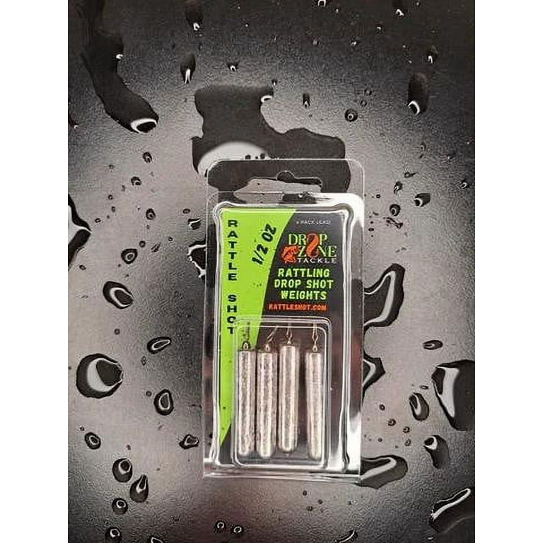 DropZone Rattle Shot GrpSwvl 1/8 oz Natural Lead 5pk