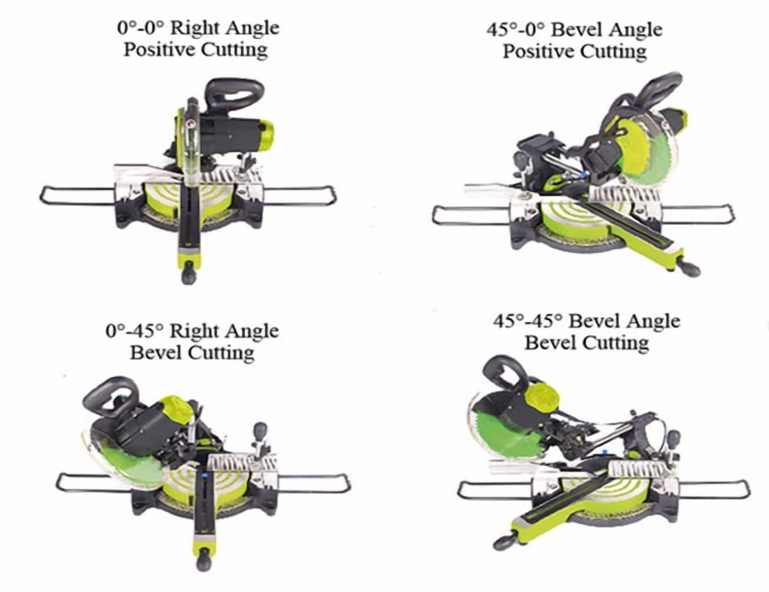 12 Inch 8.3A Compound Miter Saw with Laser 240V 6000rpm Right Angle Miter Cutting Belt Drive