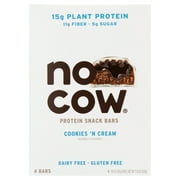 No Cow, Cookies 'N Cream Protein Snack Bars, 4 Count