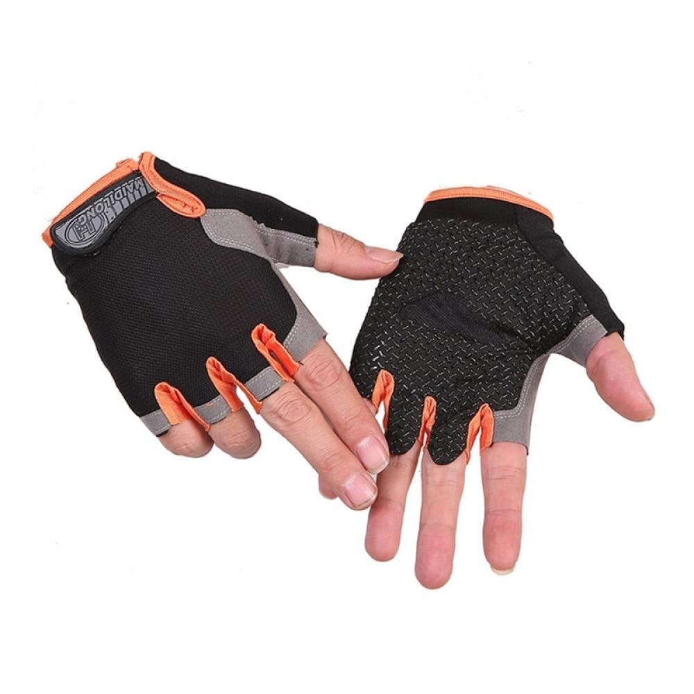 xl 1pair Yoga Half Finger Grip Fitness Training Gloves Sports Glove Men Women Fitness Gloves Non-slip Yoga Gloves Half Finger Gloves for Men Women Black
