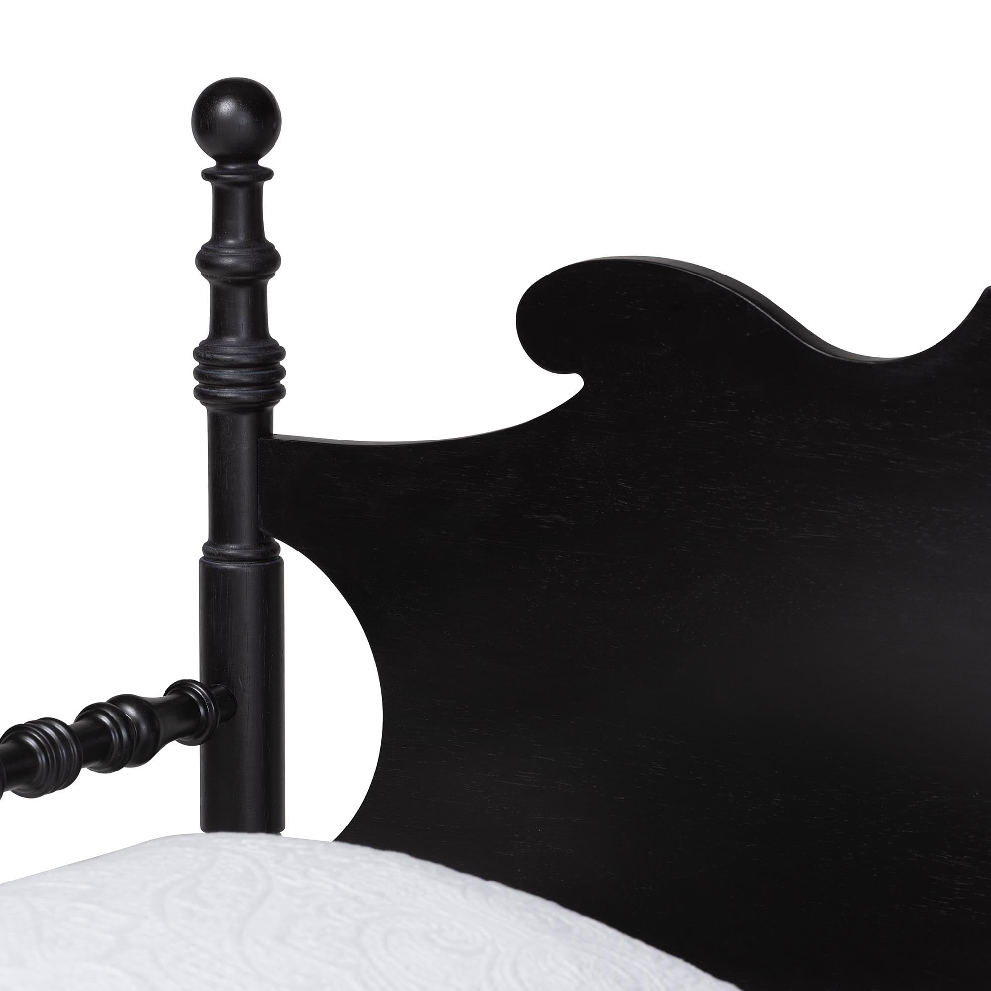 Baxton Studio Gaetano Coastal Daybed, Twin, Black