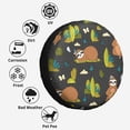 thumbnail image 6 of Kdxio Funny Sloths In The Forest for Tire Cover Wheel Protectors Tyre Covers Weatherproof Wheel Covers Universal Fit for Trailer Rv SUV Truck Camper Travel Trailers 15 inch, 6 of 8