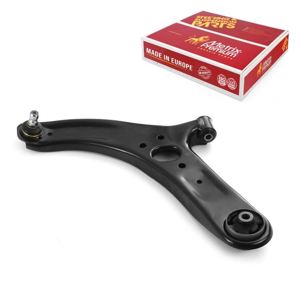 Metrix Premium Chassis Parts - Front Left Lower Control Arm w Ball Joint & Bushing Assembly Fits 2012-2017 Kia Rio,Replacement RK621981,Made in Europe