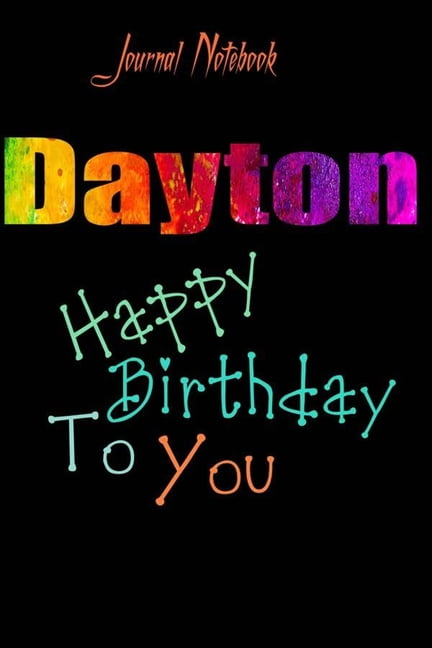 Dayton Happy Birthday To You Sheet 9x6 Inches 120 Pages With Bleed 