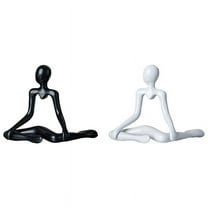 Nordic Abstract Statue Abstract Figure Sculpture Small Ornaments Mini Modern Art Desktop Decor B