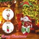 thumbnail image 5 of Muñeco de Navidad con paracaídas onlyliua Decoración Navideña para Colgar en el Techo, 5 of 7