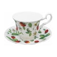 thumbnail image 2 of Roy Kirkham ER2702 230 ml Alpine Strawberry Teacup & Saucer - Set of 2, 2 of 2