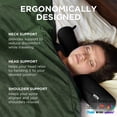 thumbnail image 3 of Almohada viscoelástica Travel Pillow Dot&Dot Twist para aviones Onyx, 3 of 6