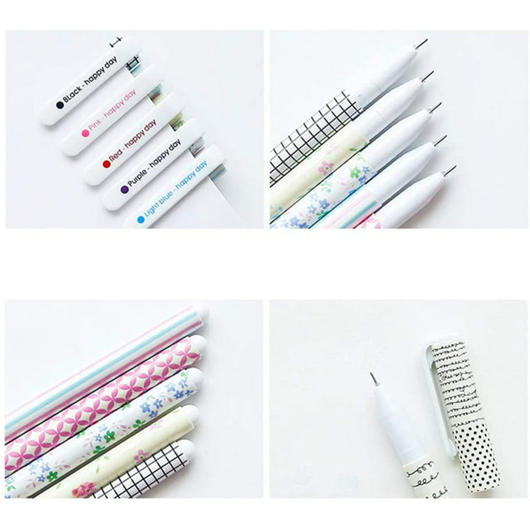 Toshine Cute Color Pens for Women Colorful Gel Ink Pens Multi Colored Pens  Roller Ball Fine Point Pens for Kids Girls Children Students Teens Gifts 10