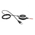 thumbnail image 6 of Jabra Evolve 80 MS stereo - Headset - full size - wired - active noise canceling - 3.5 mm jack - Certified for Skype for Business, 6 of 19