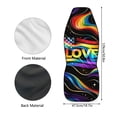 thumbnail image 6 of Uourmeti Car Seat Covers Premium Front Car Seat Cover Polyester Personalized, Suitable for Automobile Van, LOVE, 6 of 6