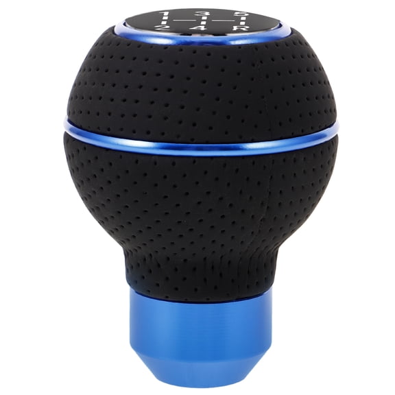 AURARMLET Gear Shift Knob for Car Manual Transmission Shift Knob Aluminum Alloy Blue Precise Gear Changes 1 Set