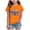 Orange, variant on TOWED22 Girls Patriotic Shirts 4th of July Shirt Kids USA Shirts American Flag Tshirt Tops(Light Pink,5-6 Y)