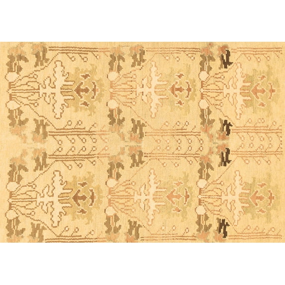 Ahgly Company Indoor Rectangle Abstract Brown Modern Area Rugs, 8' x 12'