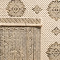 thumbnail image 4 of Safavieh Courtyard Erin Bordered Indoor/Outdoor Area Rug, Natural/Brown, 6'7" x 9'6", 4 of 8