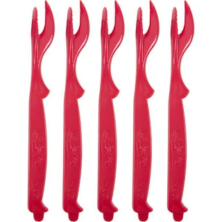  Pack of 3 - Red The Crab Silicone Utensil Rest + Mark