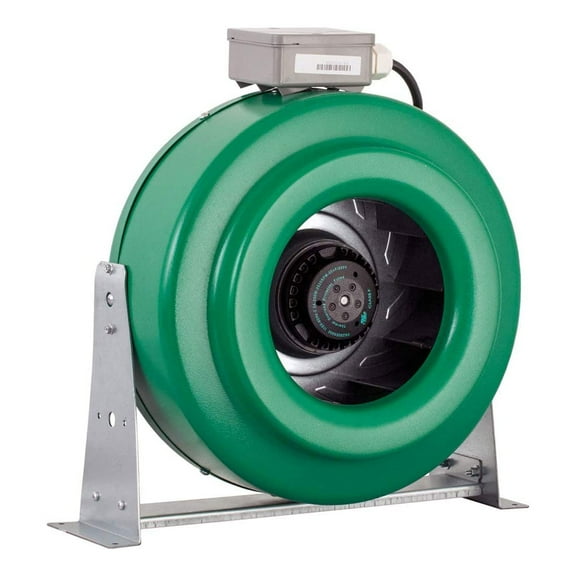 Hydrofarm ACDF10 Active Air 10" Inline Hydroponic Fan with Mounts, 760 CFM